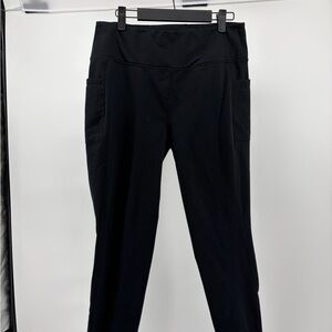 Willit Women's Black Yoga Pants, Size‎ L